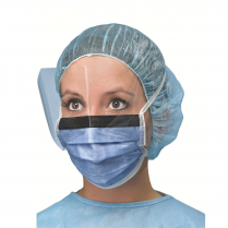 PRIMED&reg; ASTM Level 3 Masks with Visor (Box of 25), Surgical Ties