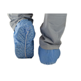 PRIMED&reg; Anti-Skid Shoe Covers, Spunbond, Universal, Blue