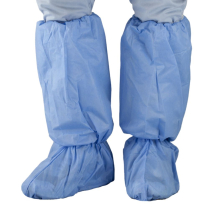PRIMED&reg; Anti-Skid Boot Covers, Knee High, Universal, Blue