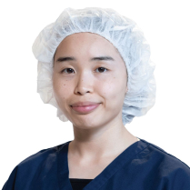 PRIMED&reg; Bouffant Caps, Spunbond, Large, White - Vacuum Packed