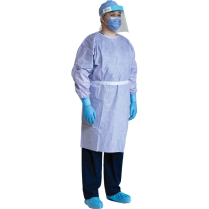 PRIMED&reg; AAMI 2 Chemo Drug Tested Isolation Gown, Purple