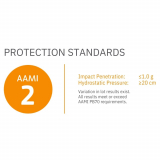 PRIMED&reg; AAMI 2 Chemo Tested Isolation Gown, Purple