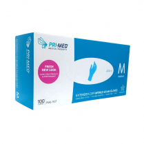PRIMED&reg; Extended Cuff Nitrile Gloves (100 per box), Medium