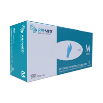PRIMED&reg; Extended Cuff Nitrile Exam Gloves (100 per box), Medium