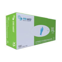 PRIMED&reg; Extended Cuff Nitrile Exam Gloves (100 per box), X-Large
