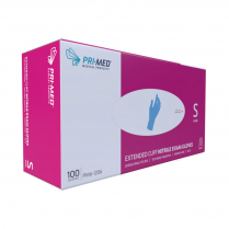 PRIMED&reg; Secure&trade; Extended Cuff Nitrile Exam Gloves (100 per box)