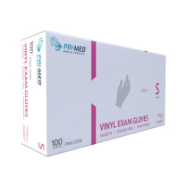 PRIMED&reg; Comfort&trade; Vinyl Exam Gloves (100 per box)