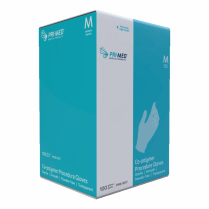 PRIMED&reg; Co-Polymer Procedure Gloves (100 per box), Medium