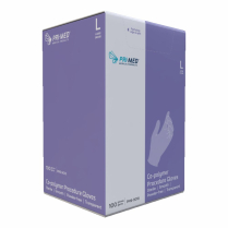 PRIMED&reg; Co-Polymer Procedure Gloves (100 per box), Large