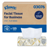 Kleenex&reg; Professional Facial Tissue, Flat Box, 8.3" x 7.8"