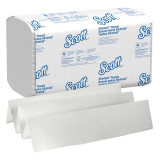 Scott&reg; Pro Plus Slimfold Towels, White, 7.5" x 11.6"