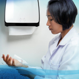 Scott&reg; Slimroll Towels, White, 1-Ply, 8" x 580'