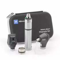 Welch Allyn&reg; Diagnostic Set with Ophthalmoscope, Otoscope, and Metal Nickel Cadmium Power Handle