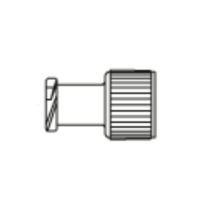 ICU Medical&reg; Dual Function Red Luer Lock Cap for Male and Female Ports