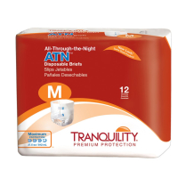 Tranquility&reg; All-Through-the-Night Briefs, Medium