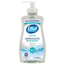 Dial&reg; Professional Antibacterial & Sensitive&trade; Frag-Free Liquid Hand Soap, 11oz Pump