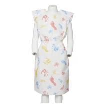 Graham Medical&reg; Pediatric Exam Gown, Tiny Tracks Print, 20" x 36"