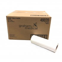 Graham Medical&reg; Chiropractic Headrest Rolls, Economy, Smooth, 8.5" x 225'