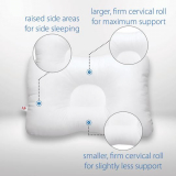 D-Core&reg; Cervical Support Pillow, White, 22" x 15"
