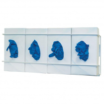 Bowman&reg; Coated Wire Glove Box Dispensers, Quad