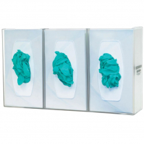 Bowman&reg; Glove Box Dispensers, Semi-Transparent Polycarbonate Plastic, Triple