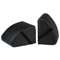Core Products Traction Table Knee Bolster Set, Dual Height, Black