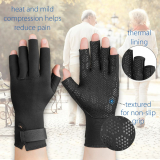 Swede-O&reg; Thermal Arthritis Gloves, Black, Small (8.5" x 4.75")