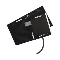 Adcuff&trade; Cuff & Bladder, 1 Tube, Adult, Black