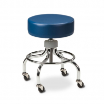 Clinton&trade; Adjustable Chrome Base Stool