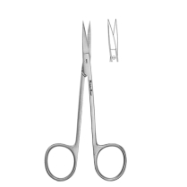 Miltex&reg; Iris Scissors, Straight, 3-1/2"