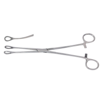 Miltex&reg; Foerster Sponge Forceps, Curved, Serrated Jaws, 9-1/2"