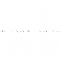 ICU Medical&reg; Primary Set, Macrobore, 3 Clave&trade; Y-Sites, Backcheck Valve, 100"
