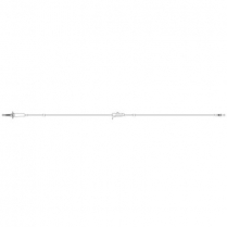 ICU Medical&reg; Secondary Set, Macrobore, Extension Hook, 34"