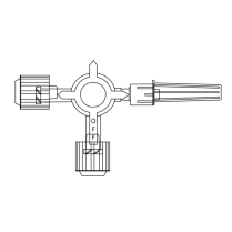 ICU Medical&reg; 3-Way High Flow Stopcock w/Rotating Luer