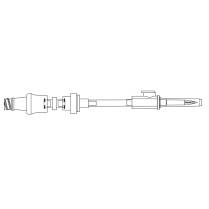 ICU Medical&reg; Bag Spike, Check Valve, Clave, 0.76mL