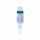 MicroClave&trade; Clear Connector w/Green Ring