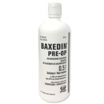 BAXEDIN&reg; PRE-OP Chlorhexidine Gluconate, 500mL