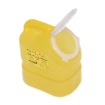 BD Sharps Collector, Yellow, 10.3L, Offset Neck