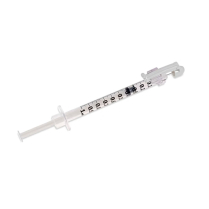 BD SafetyGlide&trade; Tuberculin Syringe w/Needle, 1 mL, 27G x 3/8"
