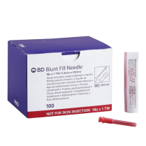 BD&reg; Blunt Fill Needle, 18G x 1", Special Packaging