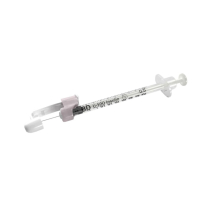 BD Safety-Glide&trade; Insulin Syringe, 1/2 mL, 30G x 8mm