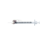 BD Safety-Glide&trade; Insulin Syringe, 1/2 mL, 30G x 8mm