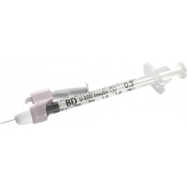 BD SafetyGlide&trade; Insulin Syringes, 0.3cc, 31G x 5/16"