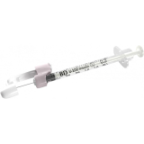 BD SafetyGlide&trade; Insulin Syringes, 0.3cc, 31G x 5/16"