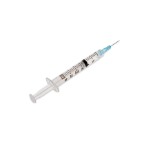 BD Luer-Lok&trade; 3mL Syringe with Needle, 25 G x 5/8" (Blue Hub)