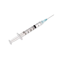 BD Luer-Lok&trade; 3mL Syringe with Needle, 25 G x 1" (Blue Hub)