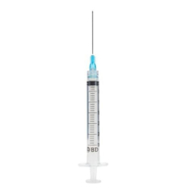 BD Luer-Lok&trade; 3mL Syringe with Needle, 25 G x 1-1/2" (Blue Hub)