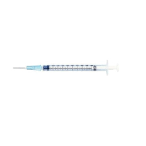 BD Slip Tip&trade; 1mL Syringe w/Needle, 25G x 5/8", Blue Hub