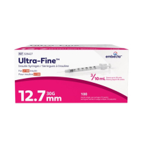 Embecta&trade; Ultra-Fine Insulin Syringes, 0.3mL, 30G x 1/2"