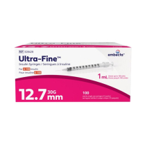 Embecta&trade; Ultra-Fine Insulin Syringes, 1mL, 30G x 1/2"